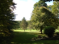 View of the 13th fairway of the Wilderness Valley golf course.